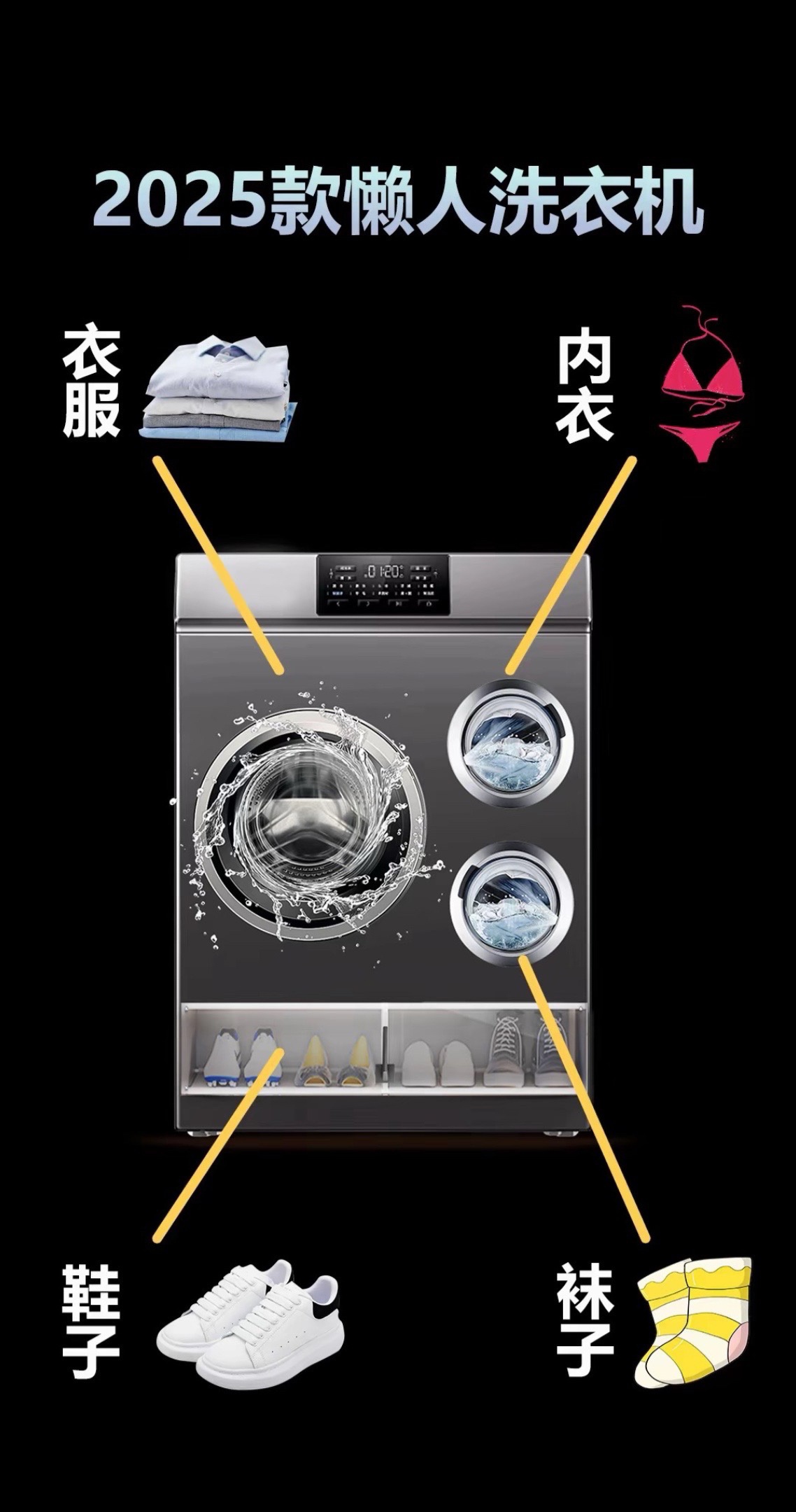 网友喊话海尔希望推出“懒人洗衣机”，官方称已让工程师连夜开发图片